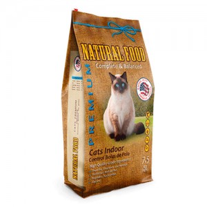 NATURAL FOOD ADULT INDOOR PREMIUM GATO 7.5 KG